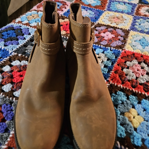 Clark's Taupe Maye Strap Boots - Picture 4 of 5